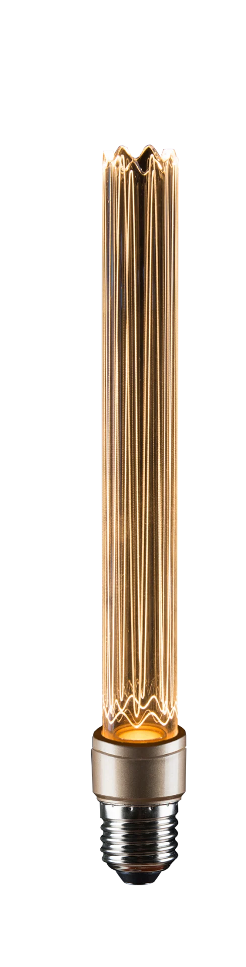 E27 dimbare LED filament lamp modern 18,5 cm amber 1800K
