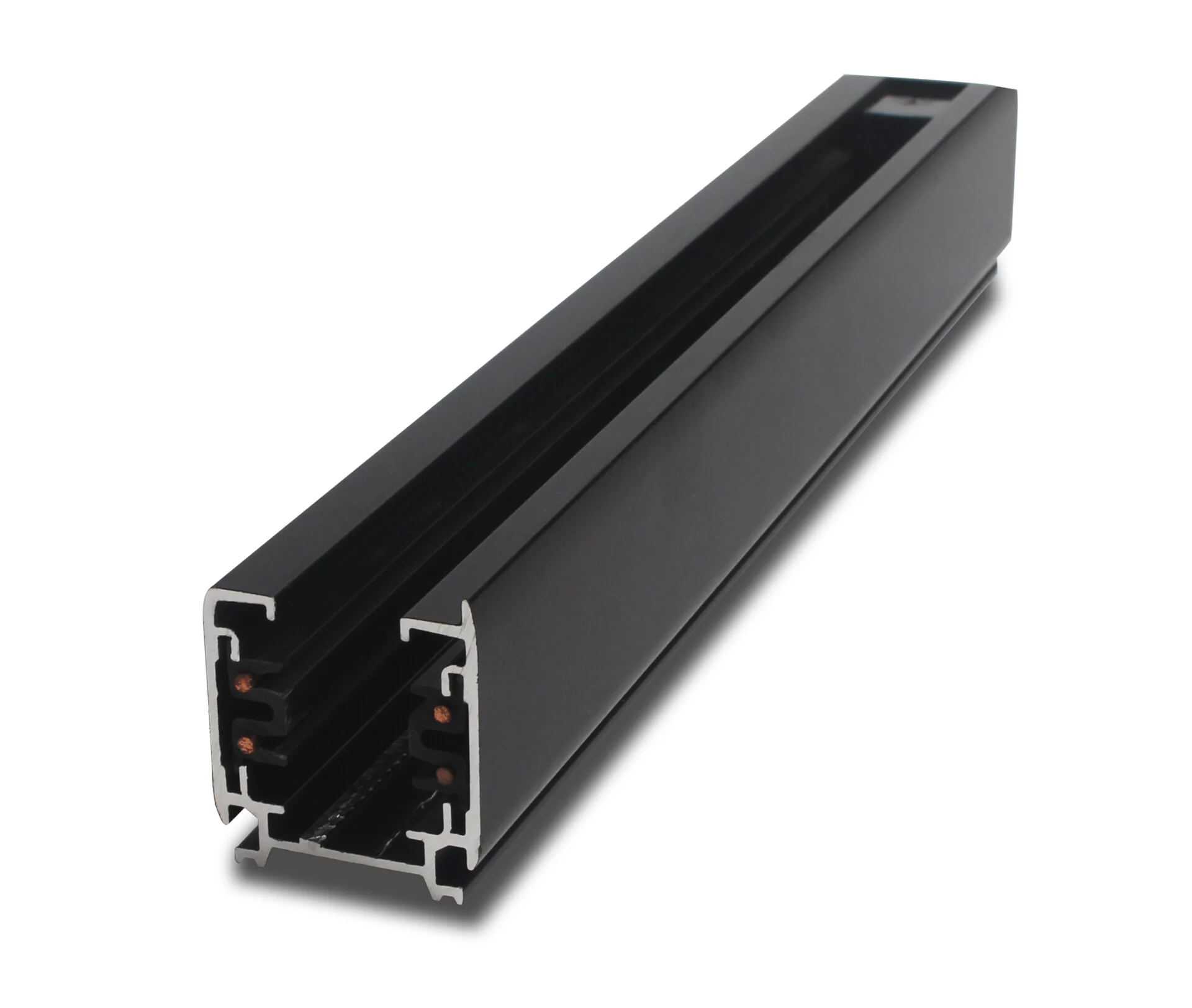 Opbouw 3Fase rail zwart 1m