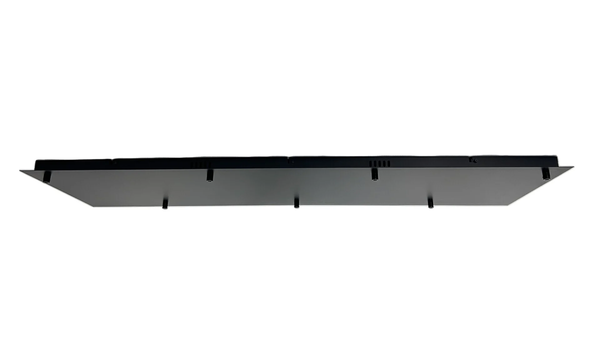 Plafondplaat zwart 120x35cm rechthoek 7-lichts