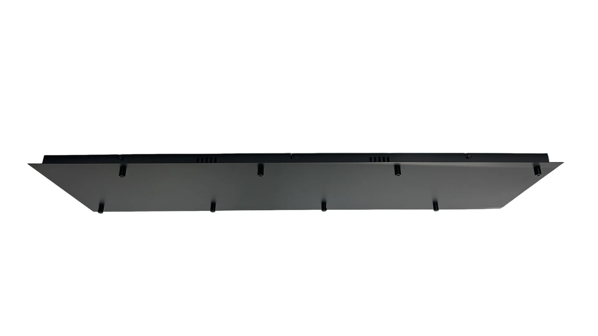 Plafondplaat zwart 120x35cm rechthoek 8-lichts