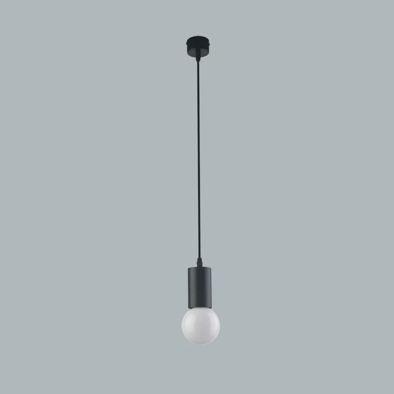 Aluminium hanglamp Yora 10 cm zwart