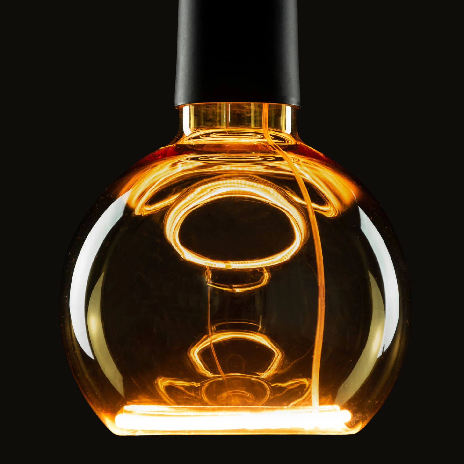 Led Floating globe gold 125 E27